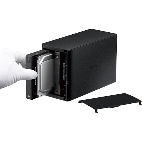 バッファロー　ＬｉｎｋＳｔａｔｉｏｎ　ＲＡＩＤ機能搭載　ネットワーク対応ＨＤＤ　４ＴＢ　ＬＳ２２０Ｄ０４０２Ｇ　１台3