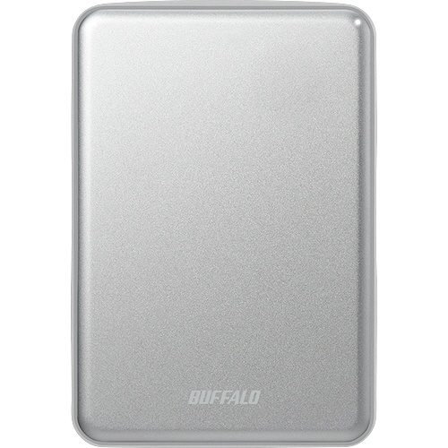 バッファロー　ＭｉｎｉＳｔａｔｉｏｎ　ＵＳＢ３．１（Ｇｅｎ１）対応　アルミ素材＆薄型ポータブルＨＤＤ　１ＴＢ　シルバー　ＨＤ－ＰＵＳ１．０Ｕ３－ＳＶＤ　１台2