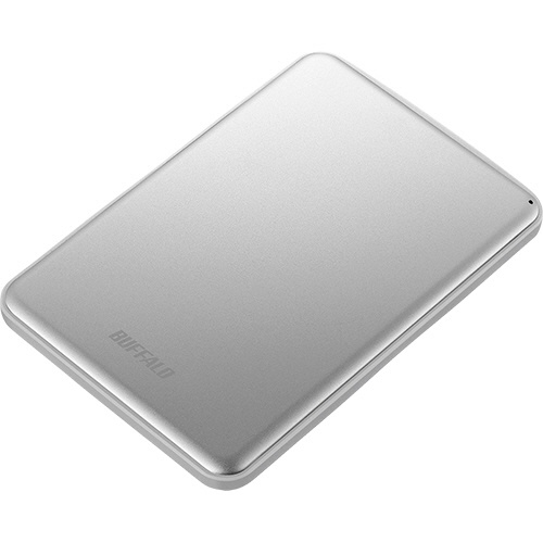 バッファロー　ＭｉｎｉＳｔａｔｉｏｎ　ＵＳＢ３．１（Ｇｅｎ１）対応　アルミ素材＆薄型ポータブルＨＤＤ　２ＴＢ　シルバー　ＨＤ－ＰＵＳ２．０Ｕ３－ＳＶＤ　１台1