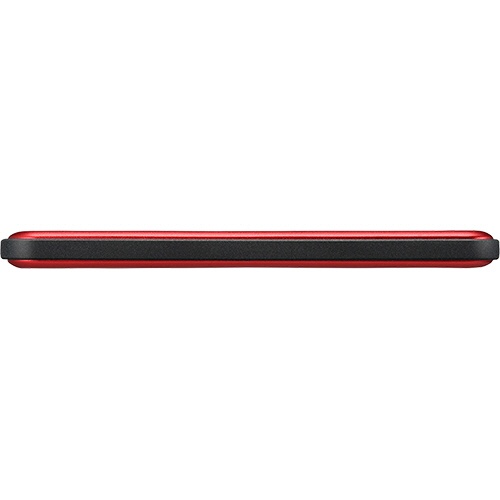 バッファロー　ＭｉｎｉＳｔａｔｉｏｎ　ＵＳＢ３．１（Ｇｅｎ１）対応　アルミ素材＆薄型ポータブルＨＤＤ　２ＴＢ　レッド　ＨＤ－ＰＵＳ２．０Ｕ３－ＲＤＤ　１台4