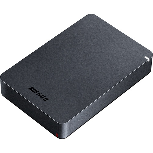 バッファロー　ＭｉｎｉＳｔａｔｉｏｎ　ＵＳＢ３．１（Ｇｅｎ１）対応　耐衝撃ポータブルＨＤＤ　４ＴＢ　ブラック　ＨＤ－ＰＧＦ４．０Ｕ３－ＧＢＫＡ　１台1