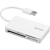バッファロー　ＵＳＢ２．０　マルチカードリーダー／ライター　ケーブル収納モデル　ホワイト　ＢＳＣＲ３００Ｕ２ＷＨ　１個
