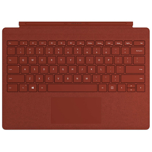 たのめーる マイクロソフト Surface Pro Signature タイプカバー ポピーレッド Ffq o 1台の通販
