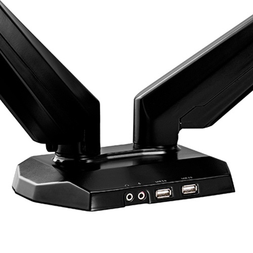 アイオーデータ　モニターアーム（デュアル）　ブラック　ＤＡ－ＡＲＭＤ４　１台2