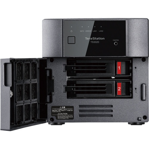バッファロー　ＴｅｒａＳｔａｔｉｏｎ　ＮＡＳ専用ＨＤＤ搭載　法人向けＮＡＳ　デスクトップモデル　２ドライブ　４ＴＢ　ＴＳ３２２０ＤＮ０４０２　１台3
