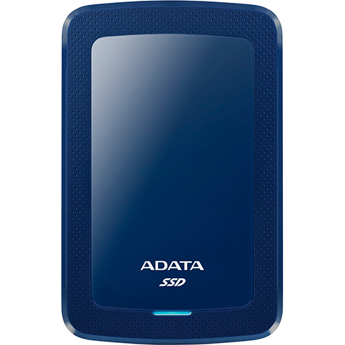 A-DATA USB3.1対応ポータブルSSD 480GB ブルー ASV300-480GC31-CBL 1台-