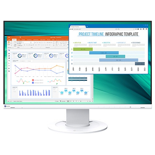 ＥＩＺＯ　ＦｌｅｘＳｃａｎ　２３．８型　カラー液晶モニター　ホワイト　ＥＶ２４６０－ＷＴ　１台1