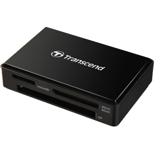 トランセンド　Ａｌｌ－ｉｎ－１　マルチメモリーカードリーダー／ライター　ＵＳＢ３．１　Ｇｅｎ１　ブラック　ＴＳ－ＲＤＦ８Ｋ２　１個1