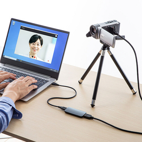 たのめーる】サンワサプライ USB-HDMIカメラアダプタ USB-CVHDUVC1 1個 ...