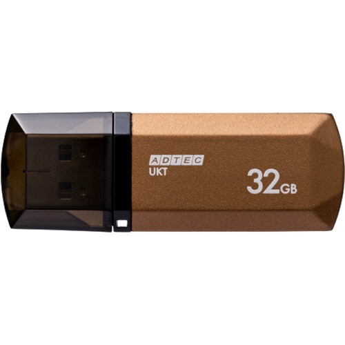 アドテック　ＵＳＢ２．０　キャップ式フラッシュメモリ　３２ＧＢ　シャンパンゴールド　ＡＤ－ＵＫＴＳＧ３２Ｇ－Ｕ２Ｒ　１個1