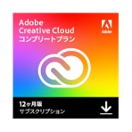 アドビ　Ａｄｏｂｅ　Ｃｒｅａｔｉｖｅ　Ｃｌｏｕｄ　１２ヶ月版　ダウンロード版　１本