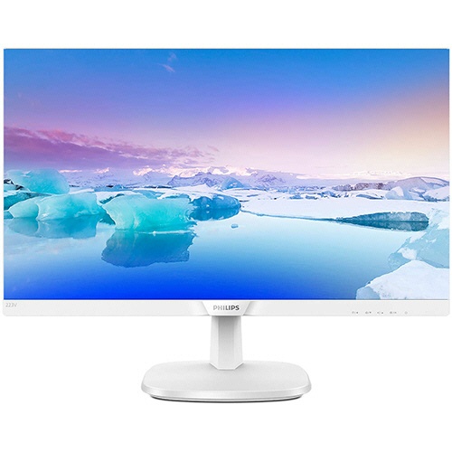 フィリップス　２１．５型ワイド液晶ディスプレイ　スピーカー付　ホワイト　ＩＰＳパネル　５年保証　２２３Ｖ７ＱＪＡＷ／１１　１台1