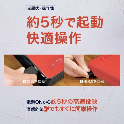 カシオ　ＦＯＲＥＳＩＧＨＴ　ＶＩＥＷ　小型軽量プロジェクター　ＷＸＧＡ　２０００ルーメン　ナレッジネイビー　ＣＸ－Ｅ１－ＮＢ　１台5
