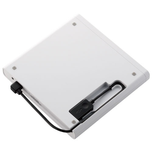 ロジテック　ＵＳＢ２．０ポータブルＤＶＤ編集再生書込ソフト付き　ホワイト　ＬＤＲ－ＰＭＪ８Ｕ２ＶＷＨ　１台2