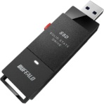 バッファロー　ＵＳＢ３．２（Ｇｅｎ１）　ポータブルＳＳＤ　スティック型　ブラック　ＳＳＤ－ＰＵＴＵ３－ＢＫＣ