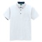 アイトス　制電半袖ボタンダウンポロシャツ（男女兼用）　エコ制電ニット　ホワイト　Ｌサイズ　ＡＺ－５０００６－００１－Ｌ　１着