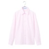 神馬本店 長袖ブラウス ファインカルゼ ピンク 15号 SA031B-3-15 1着