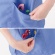 自重堂　ＷＨＩＳｅＬ　男女兼用スクラブ　ツイル　サックス　４Ｌサイズ　ＷＨ１１４８５－０２１－４Ｌ　１着3