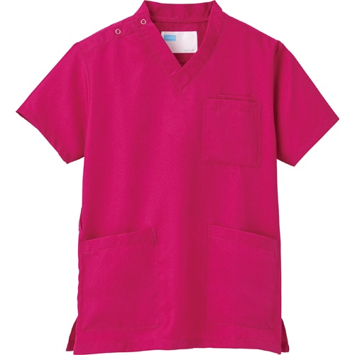自重堂　ＷＨＩＳｅＬ　男女兼用スクラブ　ツイル　ワイン　ＳＳサイズ　ＷＨ１１４８５－０８９－ＳＳ　１着1