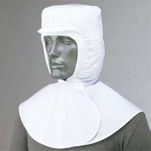 アイトス　衛生頭巾　ポプリン　ホワイト　フリーサイズ　８６１０８２－００１　１個1