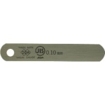 永井ゲージ製作所　ＤＩＡ　ＪＩＳ規格すきまゲージリーフ０．１０×７５Ａ型　７５Ａ０．１０　（０．１０Ｘ１２．７Ｘ７５ＭＭ）　１個
