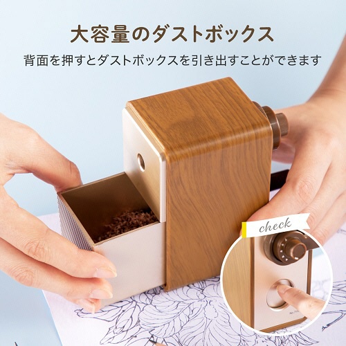 デリ　手動鉛筆削り　ウッド　ＤＬＩ－ＳＰＳ７１１６０ＷＯ　１個4
