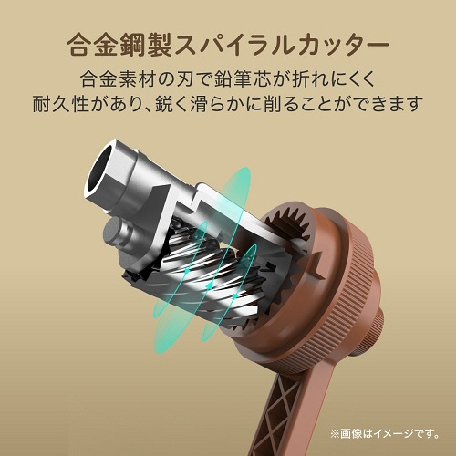 デリ　手動鉛筆削り　ウッド　ＤＬＩ－ＳＰＳ７１１６０ＷＯ　１個5