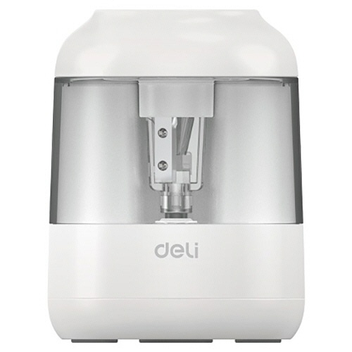 デリ　高耐久刃　電動鉛筆削り　ホワイト　ＤＬＩ－ＳＥＳ６８６７０ＷＨ　１個1