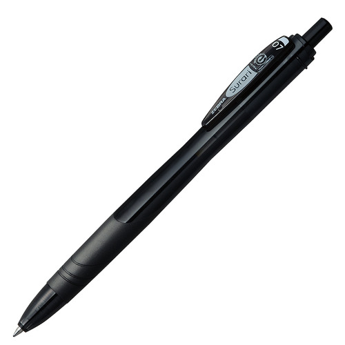 【クリックでお店のこの商品のページへ】ゼブラ 油性ボールペン スラリ 0.7mm 黒 (軸色 ダークブラック) BN11-DBK 1本 BN11-DBK