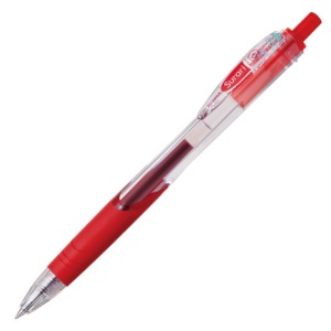ゼブラ　油性ボールペン　スラリ　０.５ｍｍ　赤　ＢＮＳ１１－Ｒ　１本1