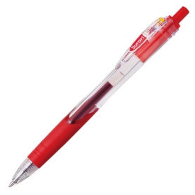 ゼブラ　油性ボールペン　スラリ　１．０ｍｍ　赤　ＢＮＢ１１－Ｒ　１本