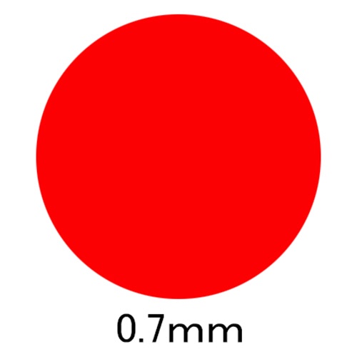 セーラー万年筆　油性ボールペン替芯　０．７ｍｍ　赤　１８－８５５５－２３０　１パック（５本）2