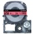 キングジム　テプラ　ＰＲＯ　テープカートリッジ　パステル　２４ｍｍ　赤／黒文字　ＳＣ２４Ｒ－５Ｐ　１パック（５個）