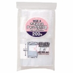 ジャパックス　書き込めるチャック付ポリ袋　ヨコ１００×タテ１４０×厚み０．０４ｍｍ　ＷＧＥ－４　１パック（２００枚）