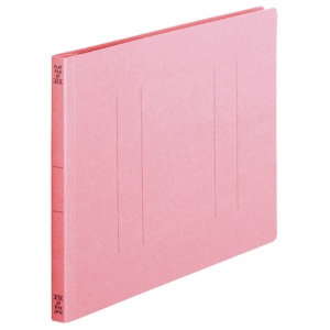 ＴＡＮＯＳＥＥ　フラットファイル（スタンダードカラー）　Ａ４ヨコ　１５０枚収容　背幅１８ｍｍ　ピンク　１パック（１０冊）1