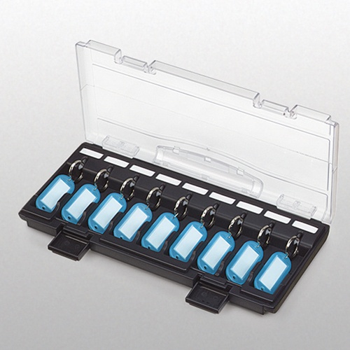 コクヨ　キーファイルハーフ（ＫＥＹＳＹＳ）　透明フタタイプ　９個吊　ＫＦＢ－ＨＡ４Ｔ　１個2