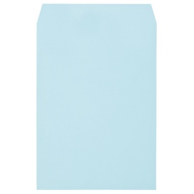 キングコーポレーション　ソフトカラー封筒　角２　１００ｇ／ｍ2　ブルー　業務用パック　１６０２０３　１箱（５００枚）