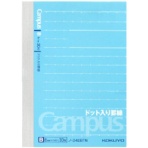 コクヨ キャンパスノート（ドット入り罫線） Ａ７変形　Ｂ罫　３０枚