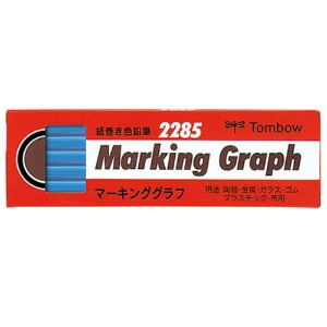 トンボ鉛筆　マーキンググラフ　紙巻　みずいろ　２２８５－１３　１ダース（１２本）1