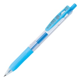 ゼブラ　ジェルボールペン　サラサクリップ　０．３ｍｍ　ライトブルー　ＪＪＨ１５－ＬＢ　１本