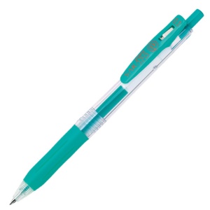 ゼブラ　ジェルボールペン　サラサクリップ　０．３ｍｍ　ブルーグリーン　ＪＪＨ１５－ＢＧ　１本1