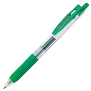ゼブラ　ジェルボールペン　サラサクリップ　０．３ｍｍ　緑　ＪＪＨ１５－Ｇ　１本1