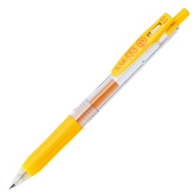 ゼブラ　ジェルボールペン　サラサクリップ　０．３ｍｍ　黄　ＪＪＨ１５－Ｙ　１本