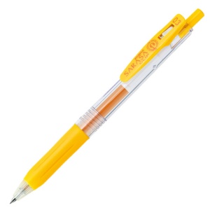 ゼブラ　ジェルボールペン　サラサクリップ　０．３ｍｍ　黄　ＪＪＨ１５－Ｙ　１本1
