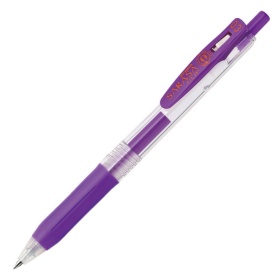 ゼブラ　ジェルボールペン　サラサクリップ　０．３ｍｍ　紫　ＪＪＨ１５－ＰＵ　１本