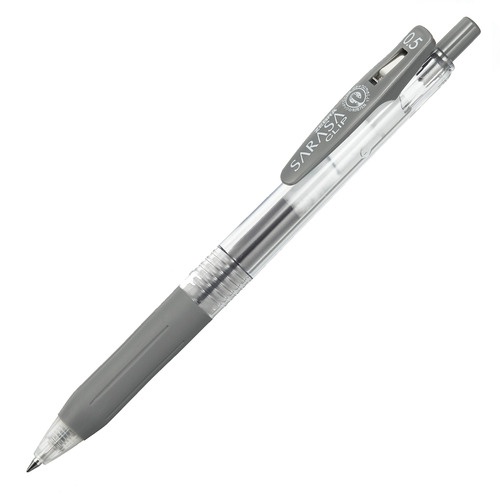 ゼブラ　ジェルボールペン　サラサクリップ　０．５ｍｍ　グレー　ＪＪ１５－ＧＲ　１本1