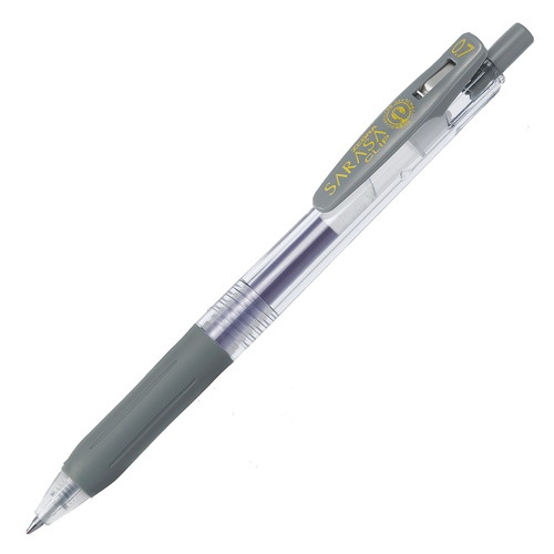ゼブラ　ジェルボールペン　サラサクリップ　０．７ｍｍ　グレー　ＪＪＢ１５－ＧＲ　１本1