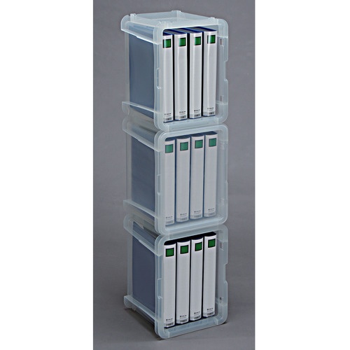 アイリスオーヤマ　ラックコンテナ　外寸Ｗ３７８×Ｄ２７０×Ｈ２７８ｍｍ　クリア　ＦＲＣ－１７　１個2