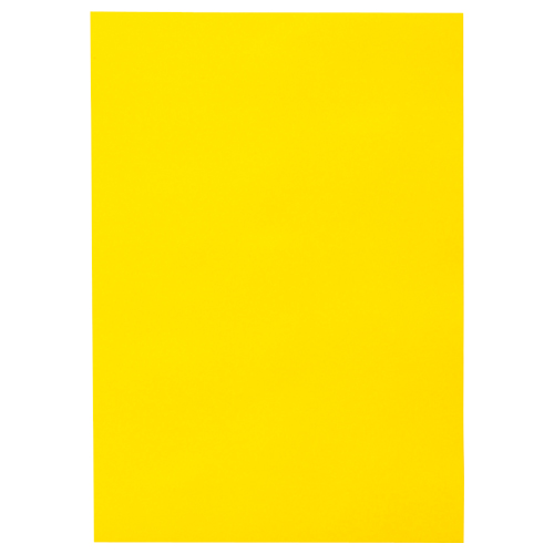 たのめーる】TANOSEE 色画用紙 八つ切 レモン 1パック(10枚)の通販