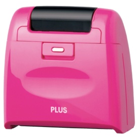 プラス　個人情報保護スタンプ　ローラーケシポン　ワイド　本体　ピンク　ＩＳ－５１０ＣＭ　１個